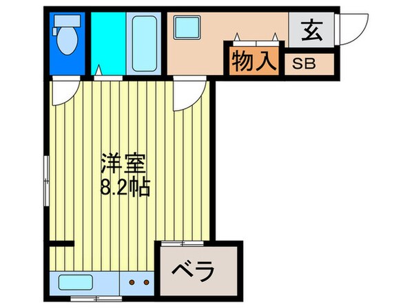 ビュ－ロイヤルの物件間取画像